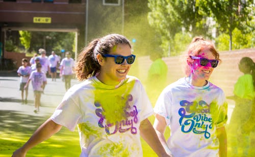 Free stock photo of candid, colour, colour run