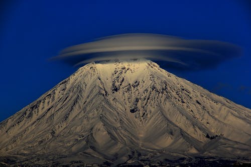 Mountain in Clouds