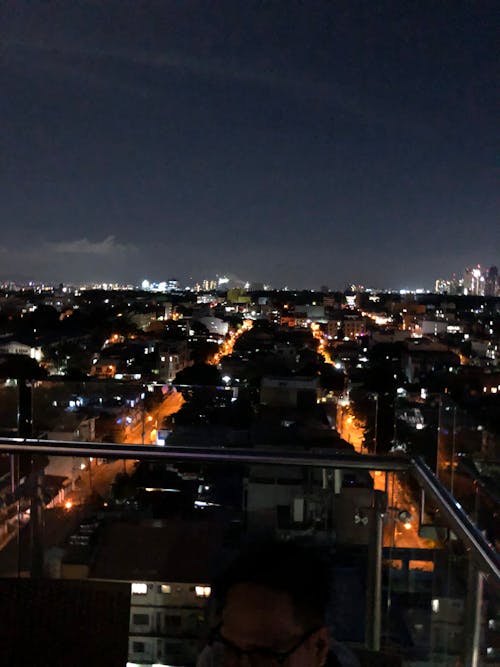 Free stock photo of city at night, city lights, night travel
