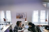 Colleagues using a Laptop