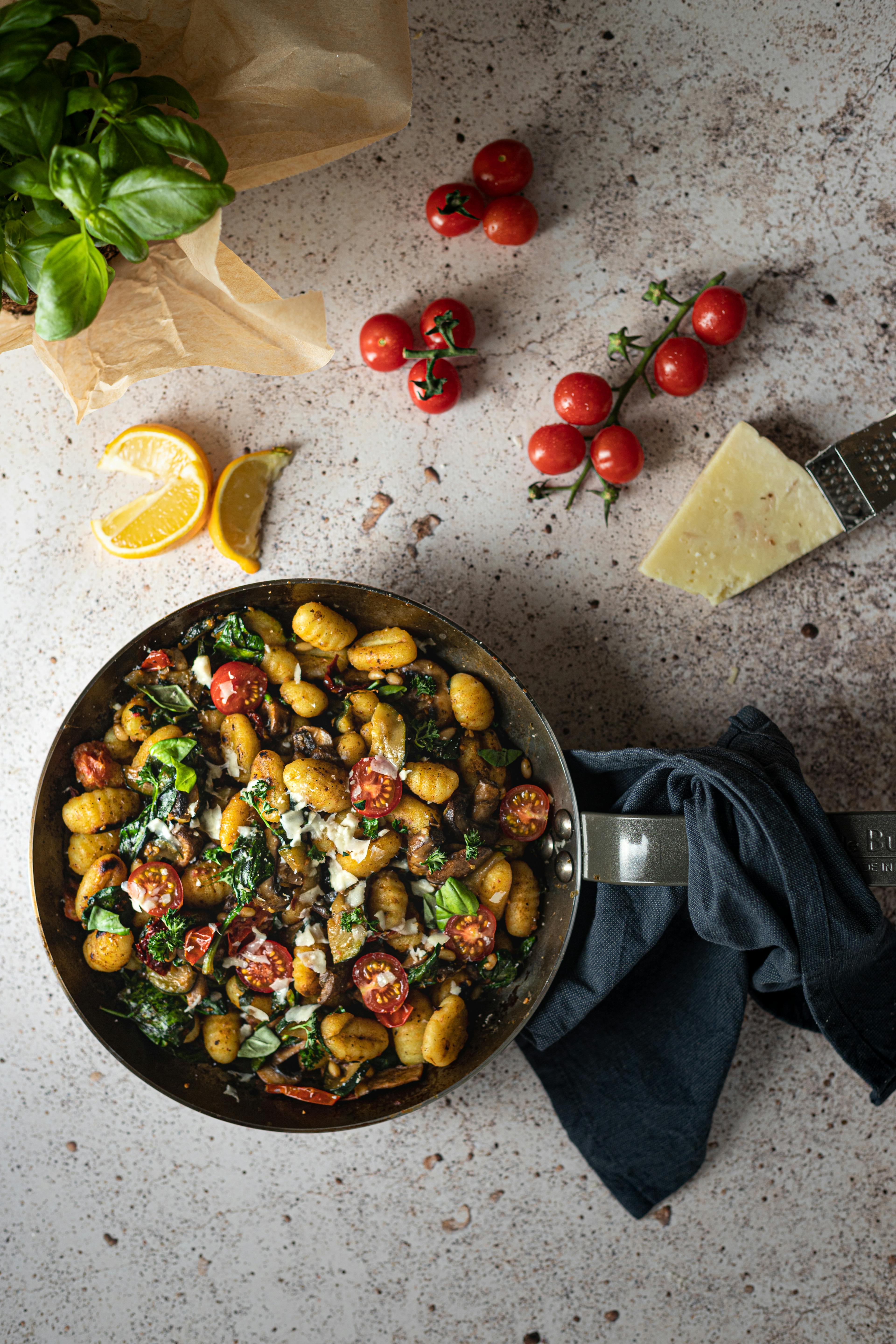 Cooked Dish on Cast Iron