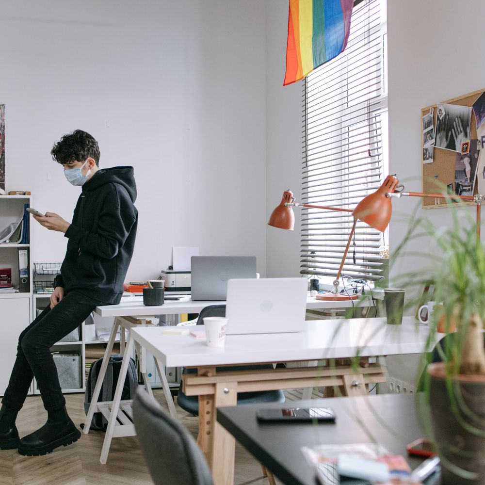 Bierton — office relocation team moving desks and equipment