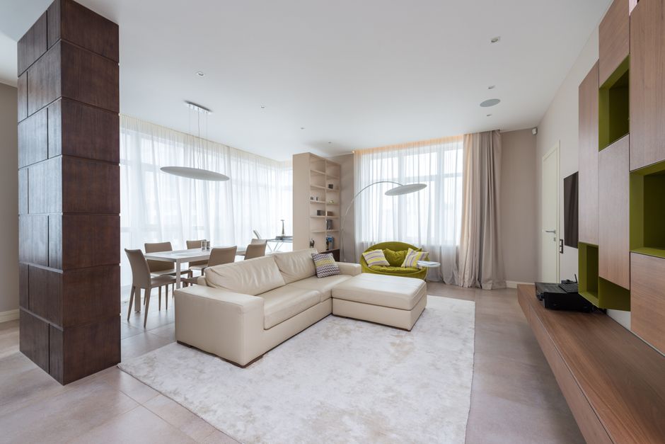 Photo by Max Vakhtbovych on Pexels Stylish interior of spacious living room with comfortable sofa in contemporary apartment in daytime - Photo by Max Vakhtbovych on Pexels