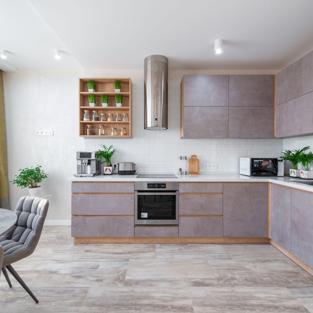 Kitchen Spraying in Lamorbey — woodwork brushed to a crisp, smooth line
