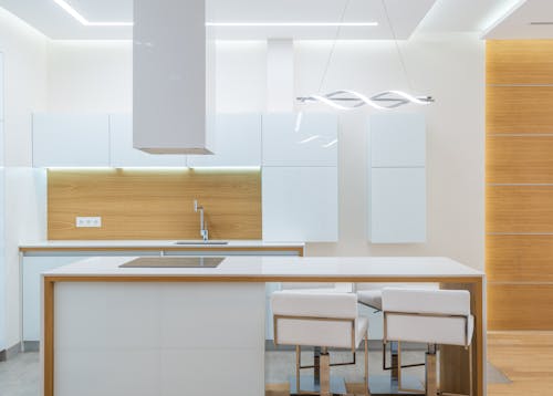 Minimalistic interior of contemporary kitchen