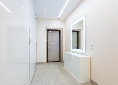 Modern hallway in contemporary style
