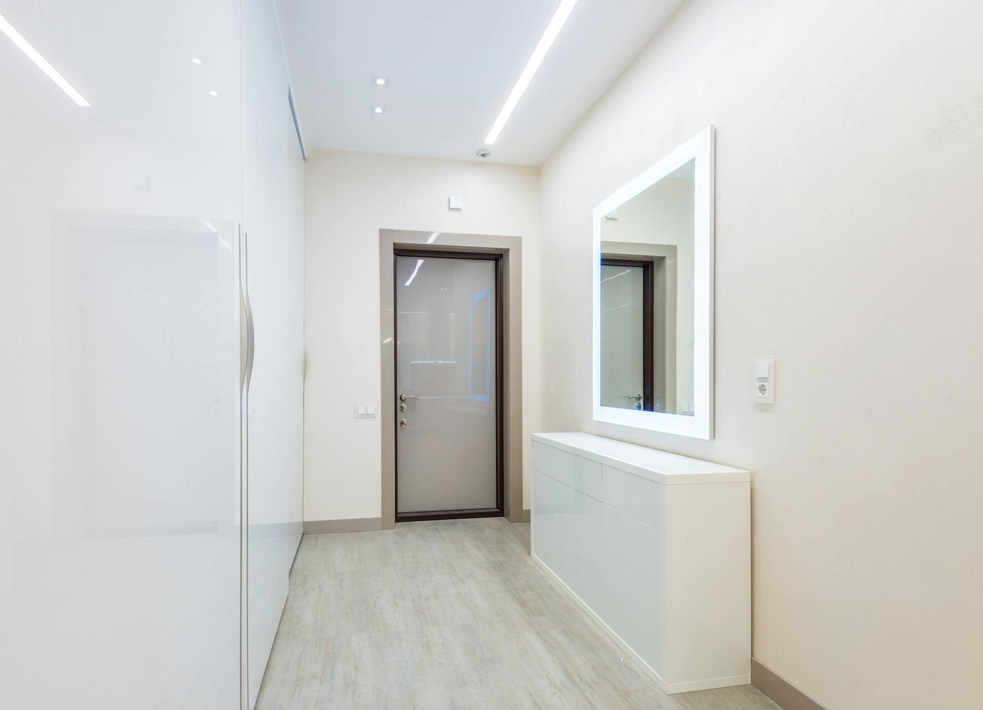 Modern hallway in contemporary style