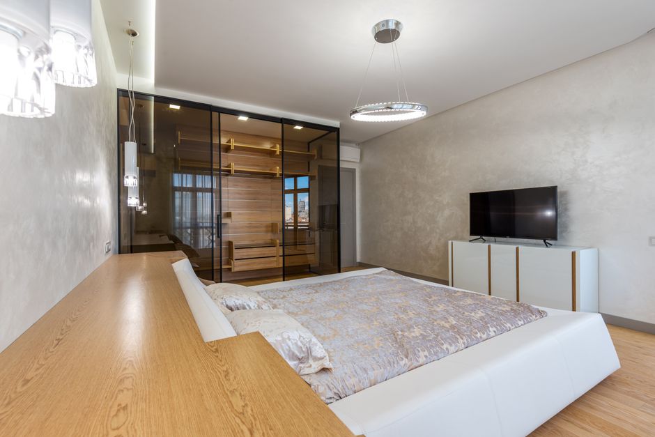 platform bed frame wood