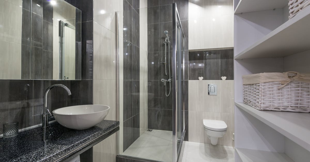 Shower with Clear Glass Walls