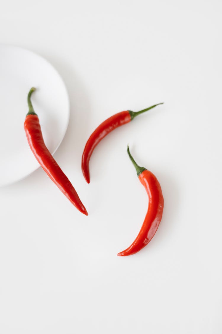 Three Pieces Of Cayenne Pepper