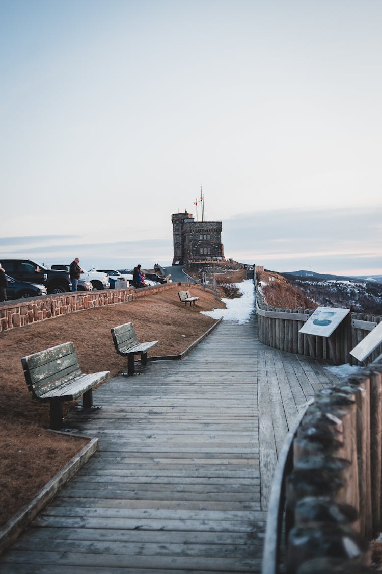 Boardwalk Leading To Cabot Tower