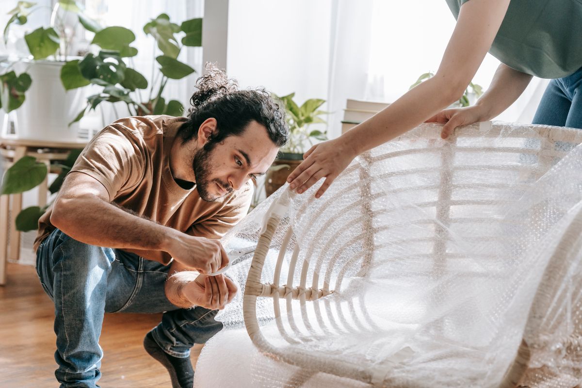 flat moves in White City — Loaded properly: blankets, straps and a plan in White City