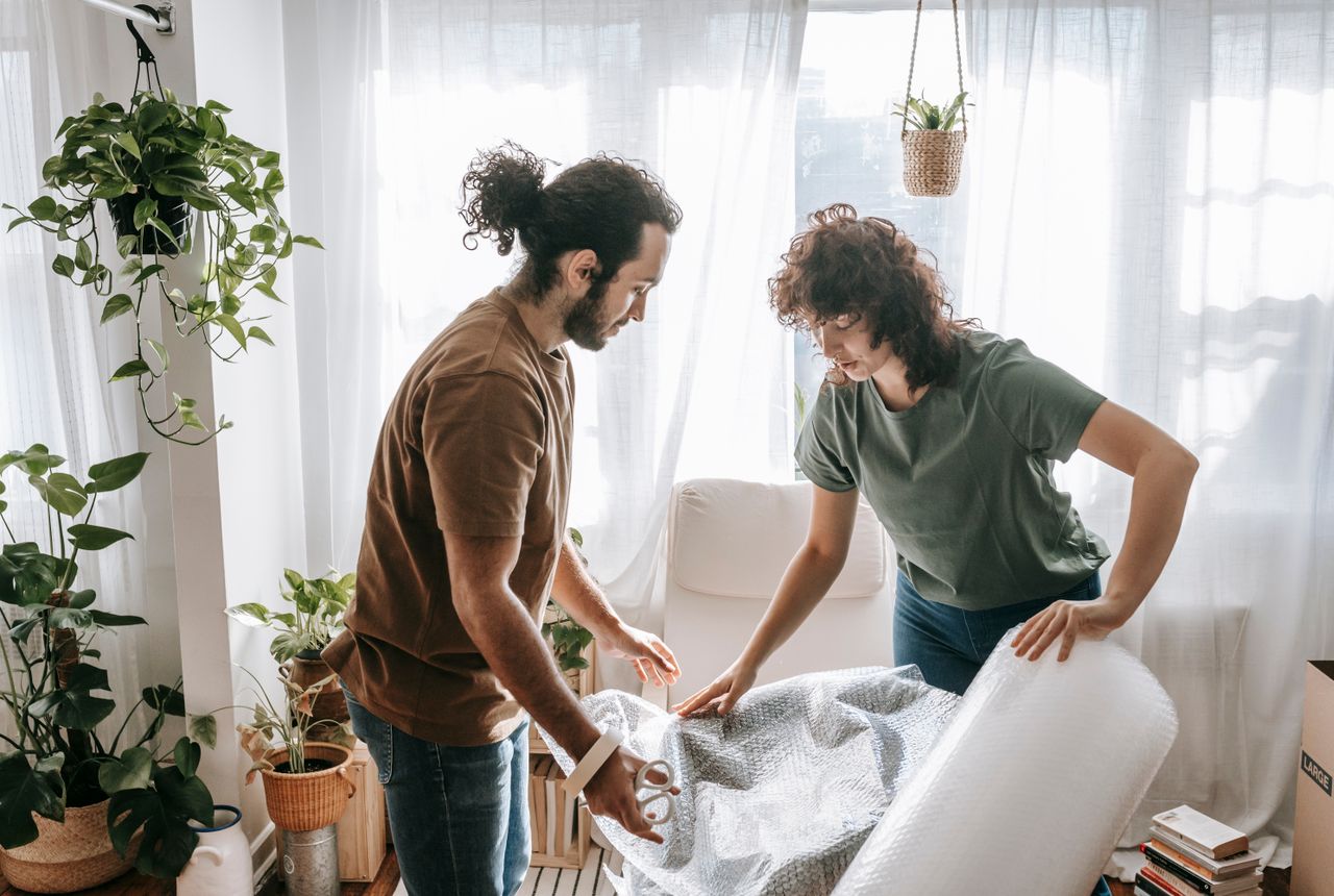 Packing services Dereham — removals work in progress