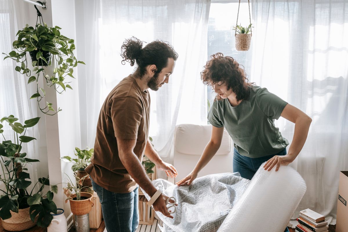 flat moves in Ryhope — Loaded properly: blankets, straps and a plan in Ryhope
