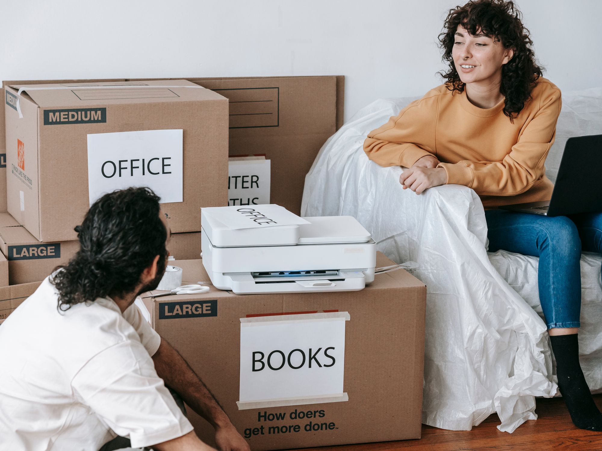 Packing & Materials in Fowey, South West — professional packers wrapping and boxing belongings