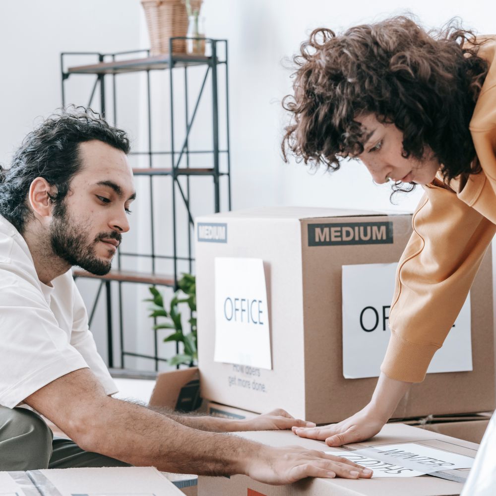 Glossop — professional packers wrapping and boxing belongings