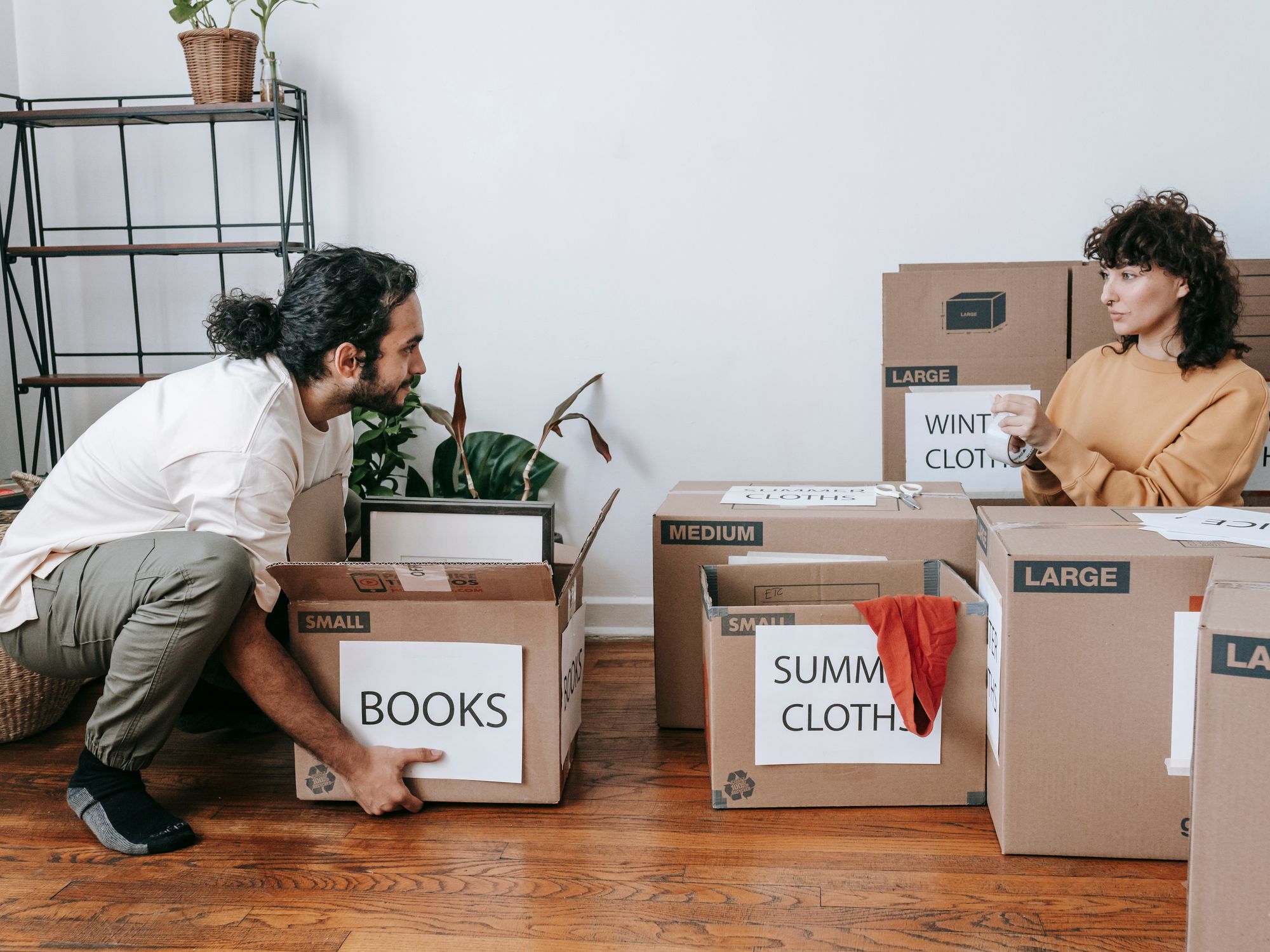 House Removals in Law, Scotland — professional movers carrying furniture on a house move