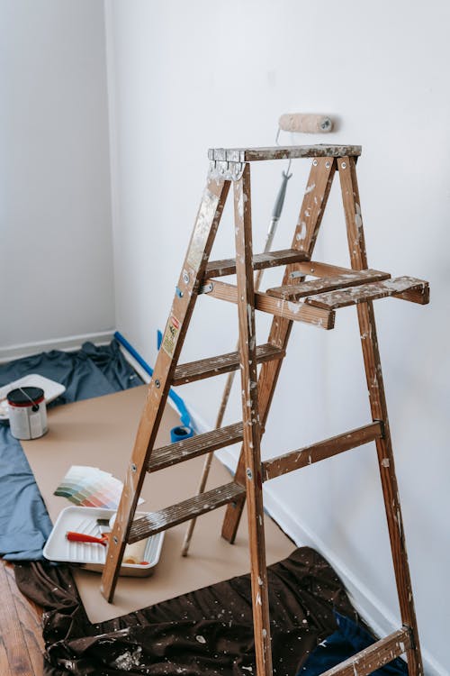 Foto stok gratis anak tangga, bahan lukisan, bangunan