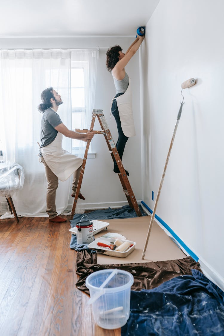 Couple Doing Home Improvements