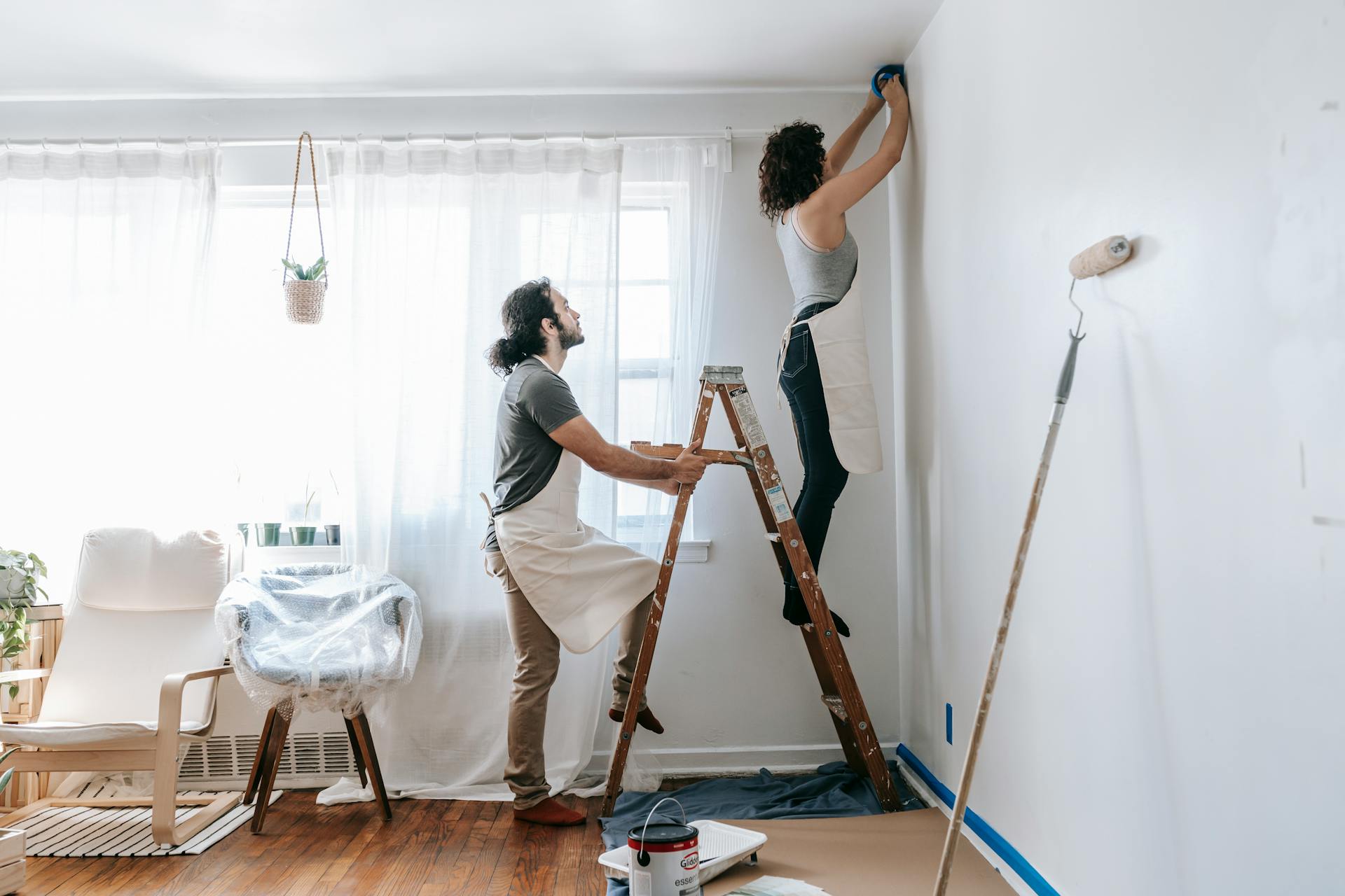 Couple Doing House Renovations