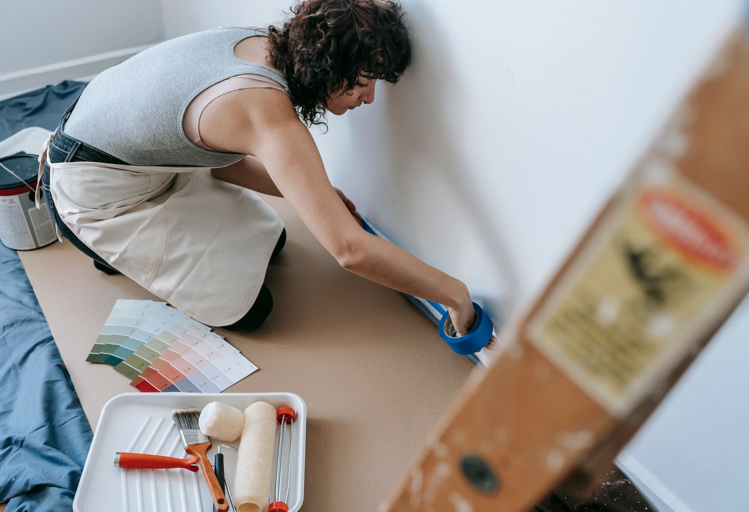 Painters and Decorators in Edmonton — walls rolled to an even, flat finish