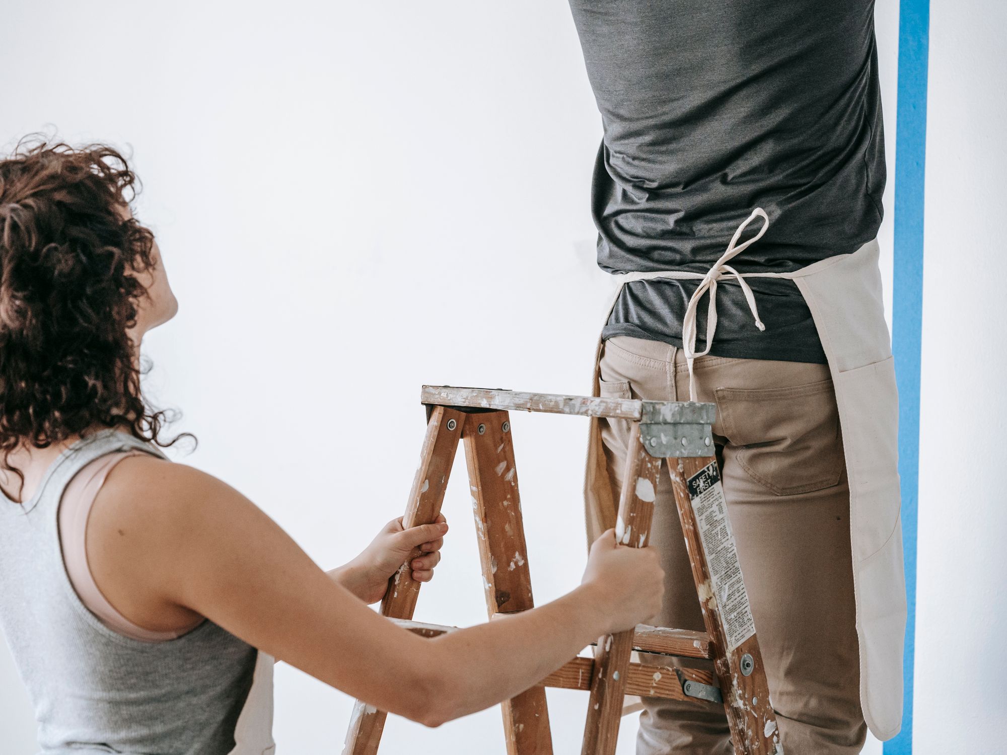 Plastering and Skimming in Mitcham, Merton — professional painter and decorator at work