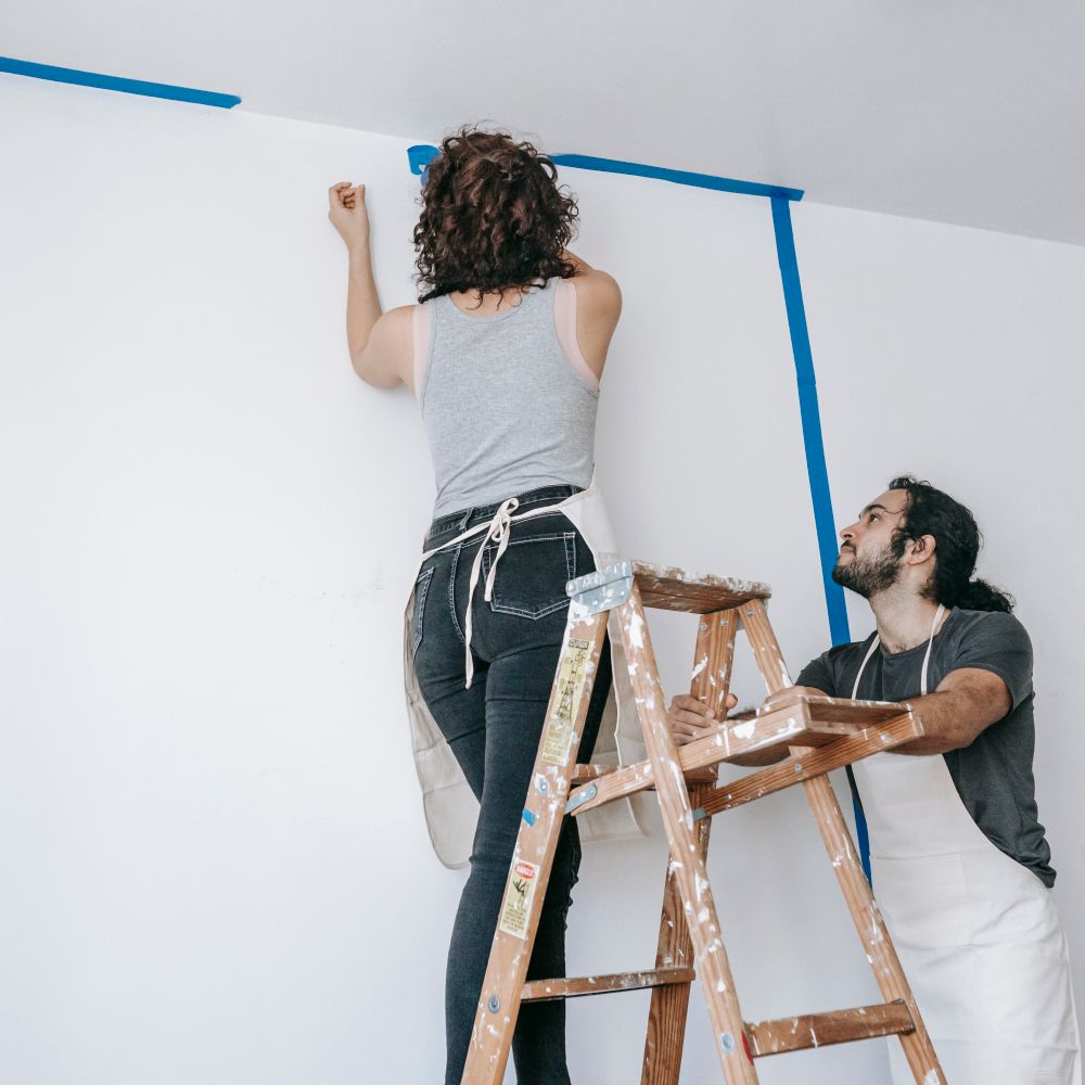 Painters and Decorators in Widmore — walls rolled to an even, flat finish