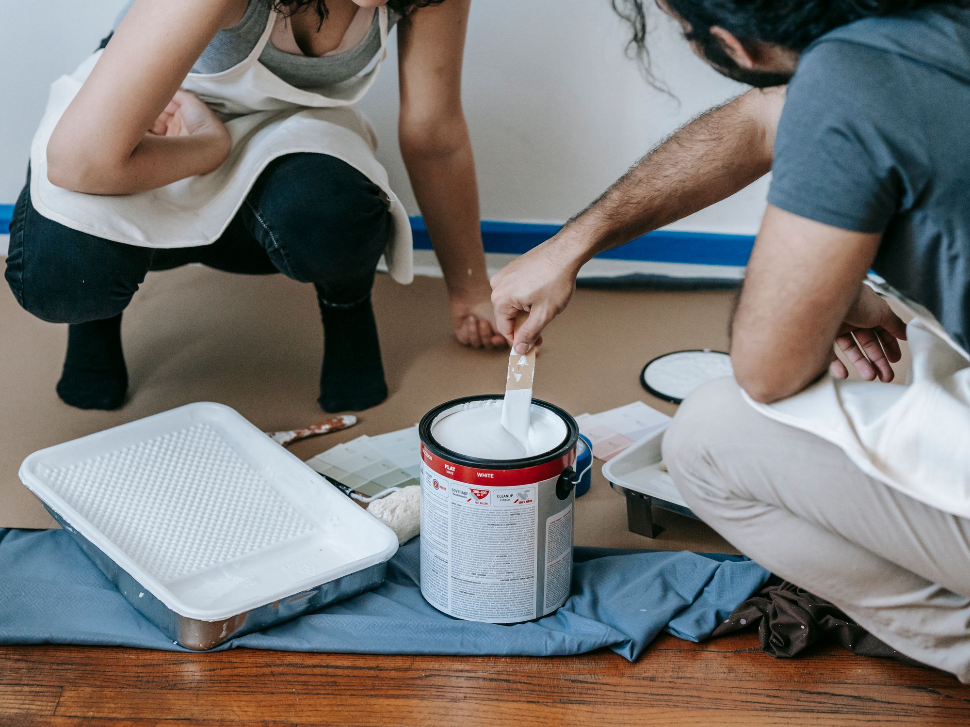 Commercial Decorating in West Heath, Bexley — commercial decorators repainting a business premises
