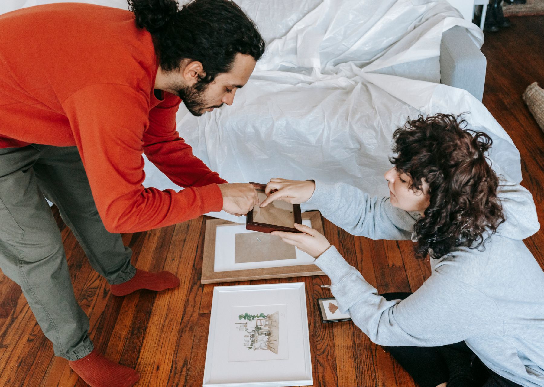 Professional removals crew at work — packing services Evanton