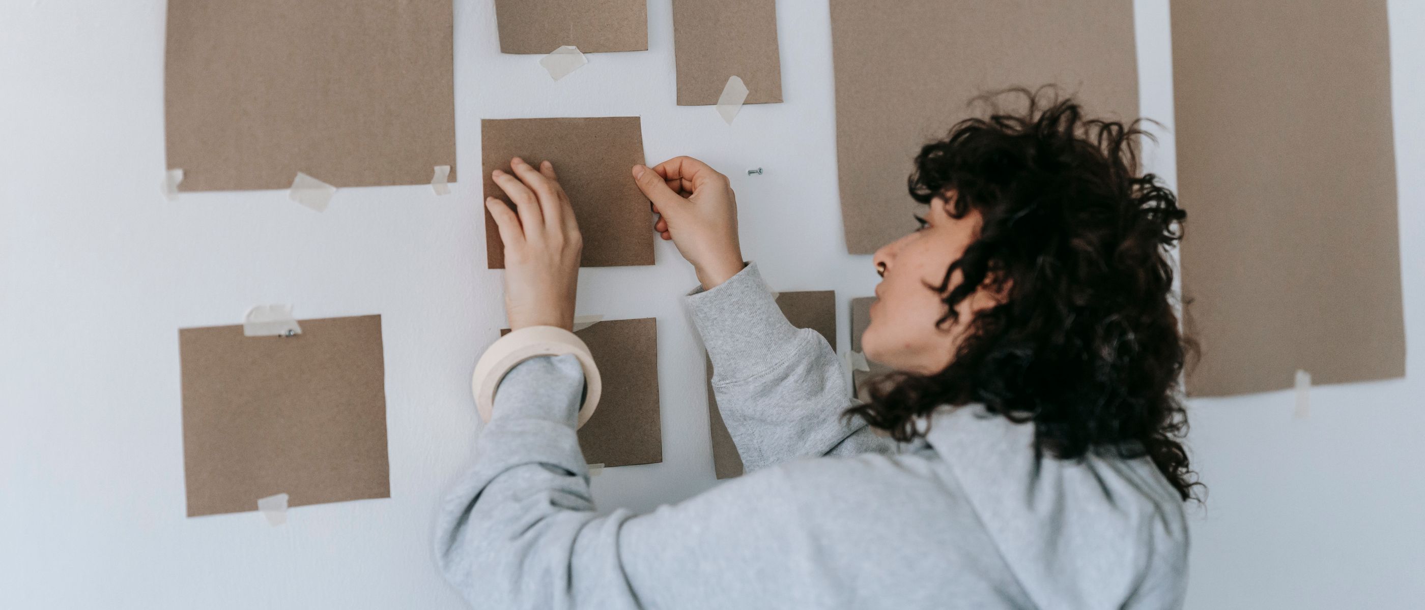 Painters and Decorators in Sanderstead — a decorator at work mid-project