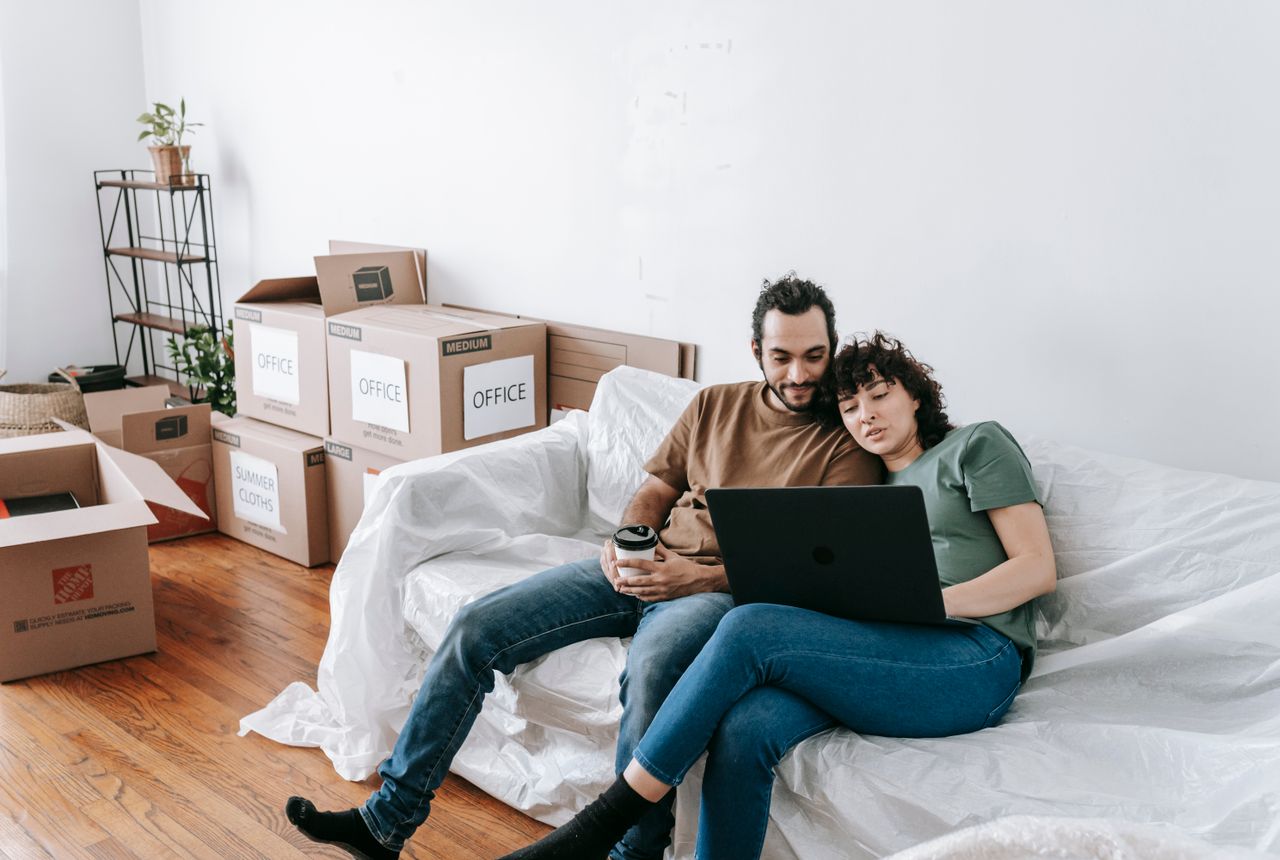 House removals Liverpool — removals work in progress
