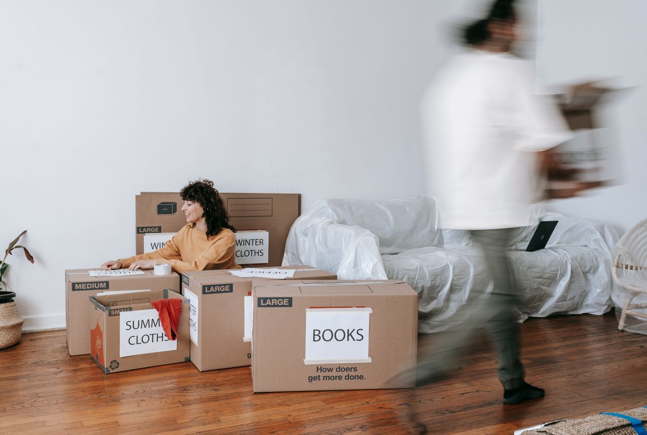 Storage & moves to storage Harborne — removals work in progress