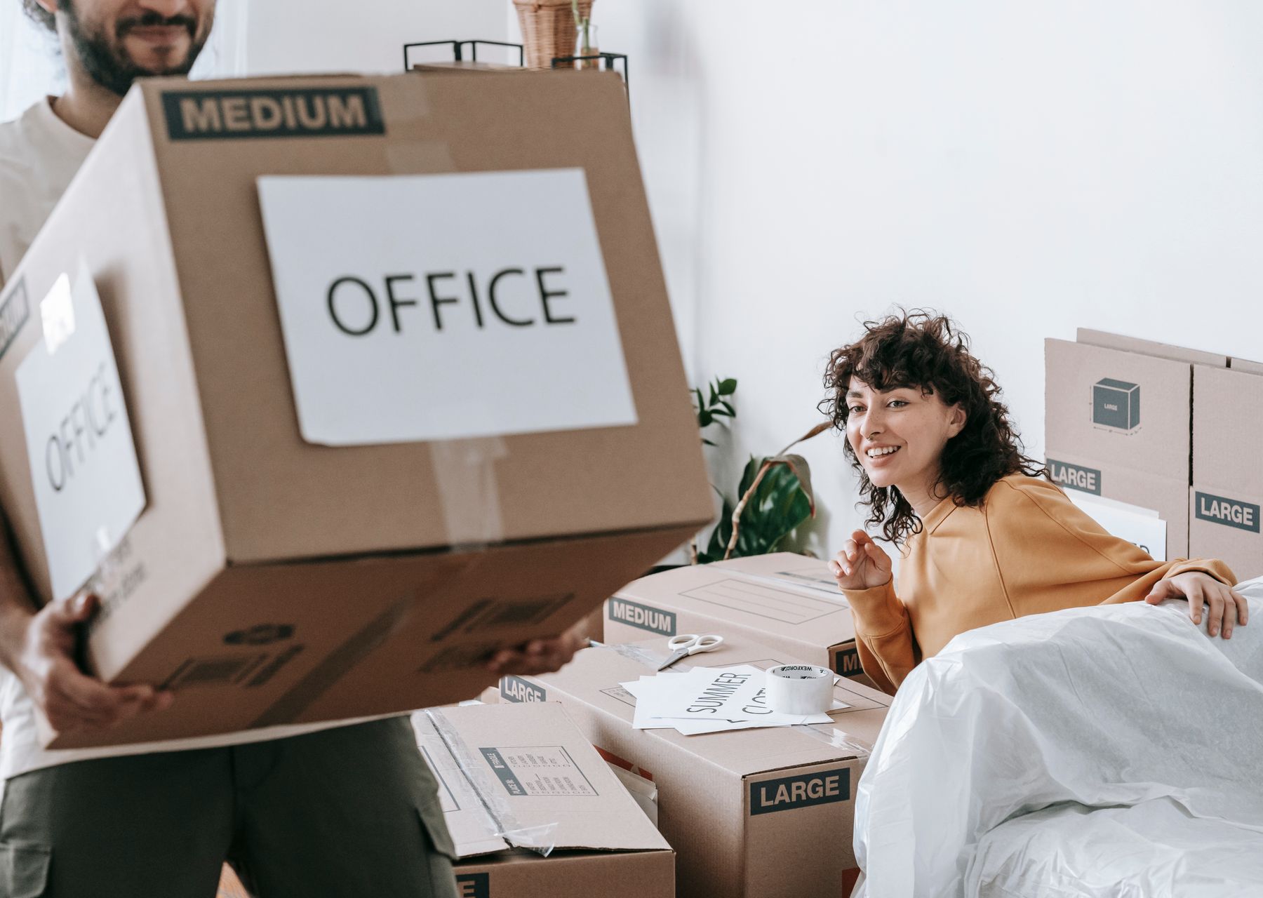 Same-day removals van loading — house removals in Nottingham