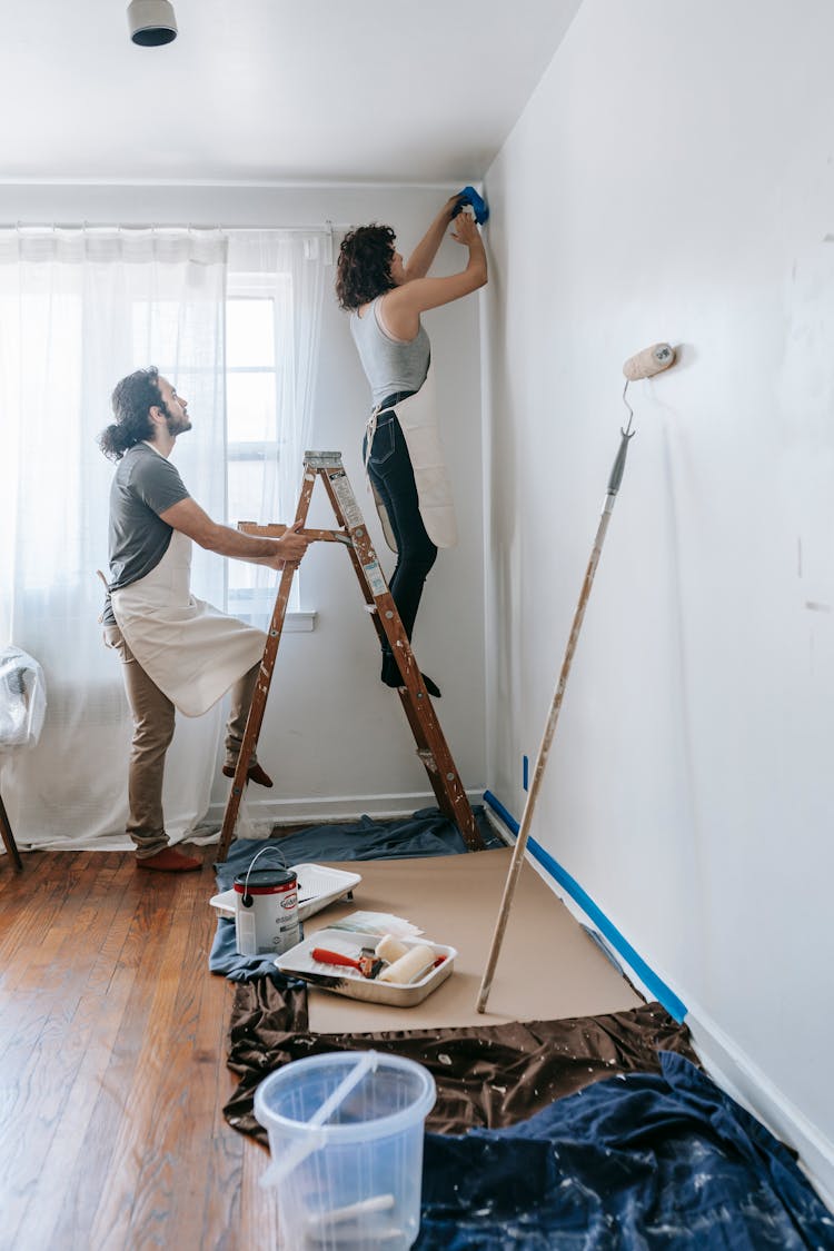 Couple Doing Home Improvements