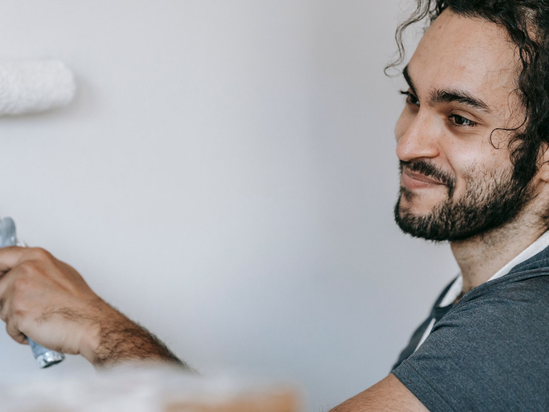 Painters and Decorators in Maryland — clean edges cut in around trim and sockets