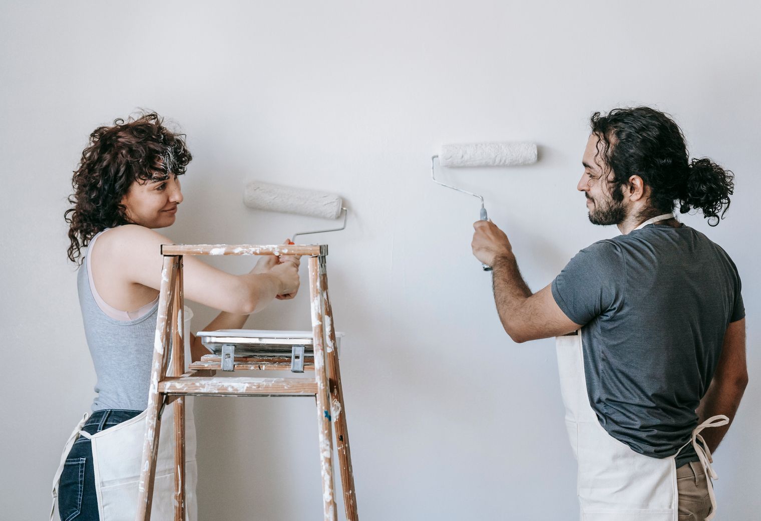 Painters and Decorators in Goodmayes — surfaces prepped and cut in by hand
