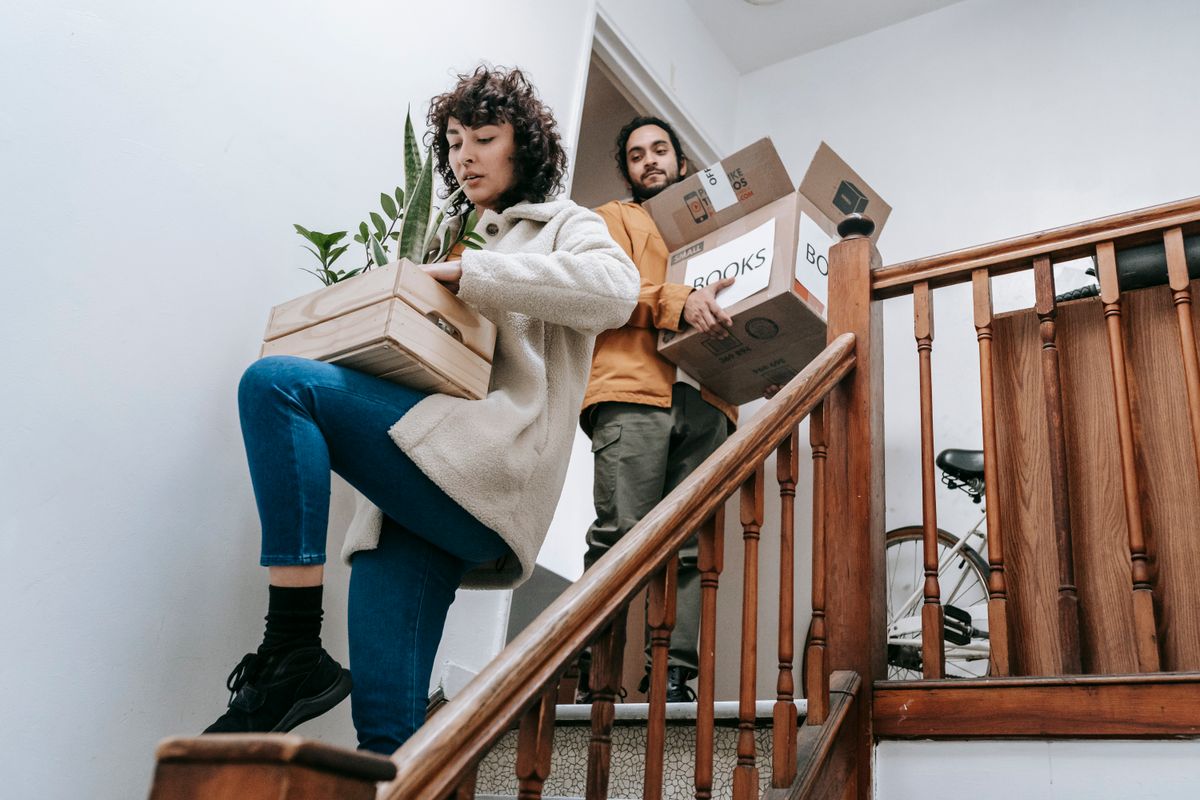 flat moves in Childs Hill — Flat Moves in Childs Hill — the working end of the job