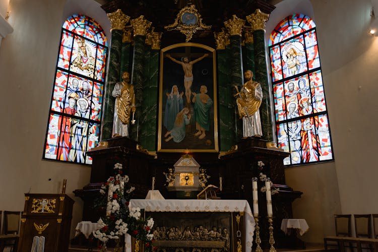 The Altar Inside A Church