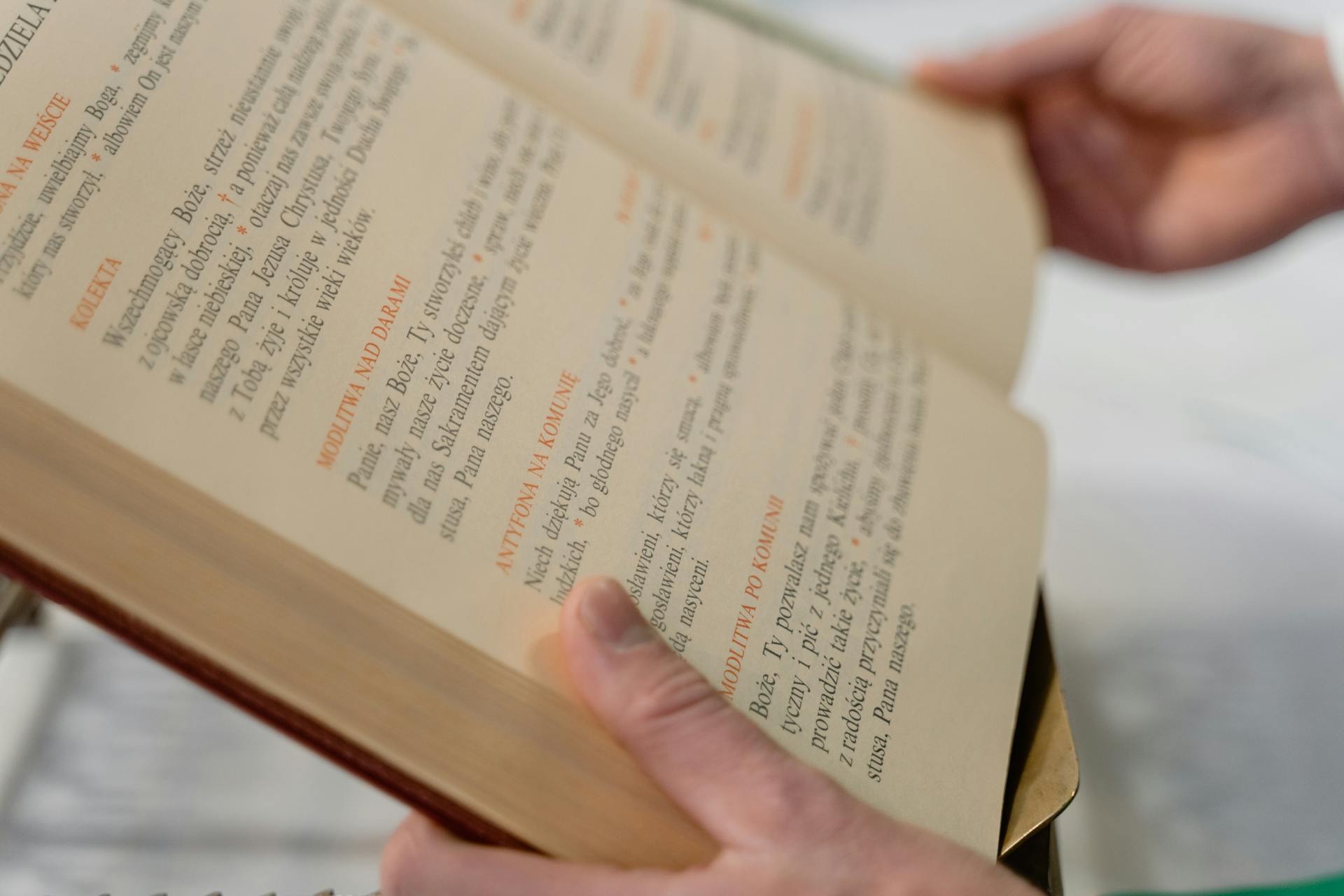 Person Holding White Book Page