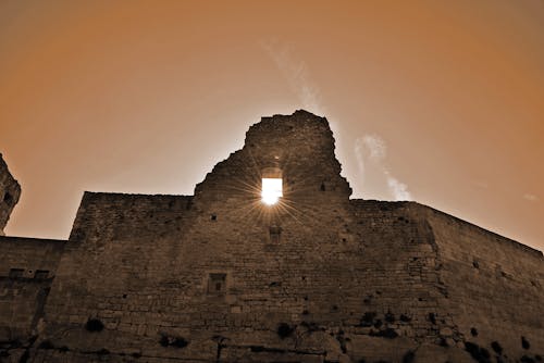Free stock photo of old castle, stones, sun
