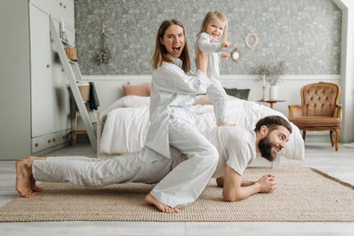 A Happy Family Spending Time with Each Other