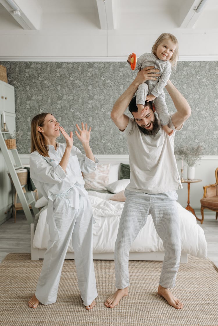 A Family Playing Together