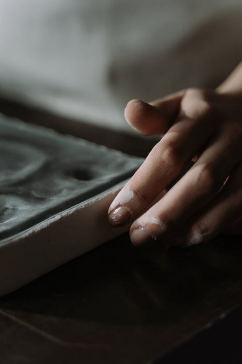 Woman Holding Crafted Case 