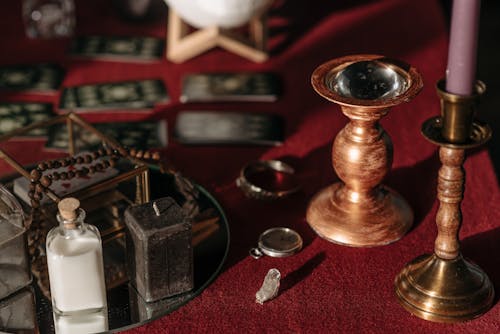 Free Close-Up Shot of Fortune Telling Objects Stock Photo