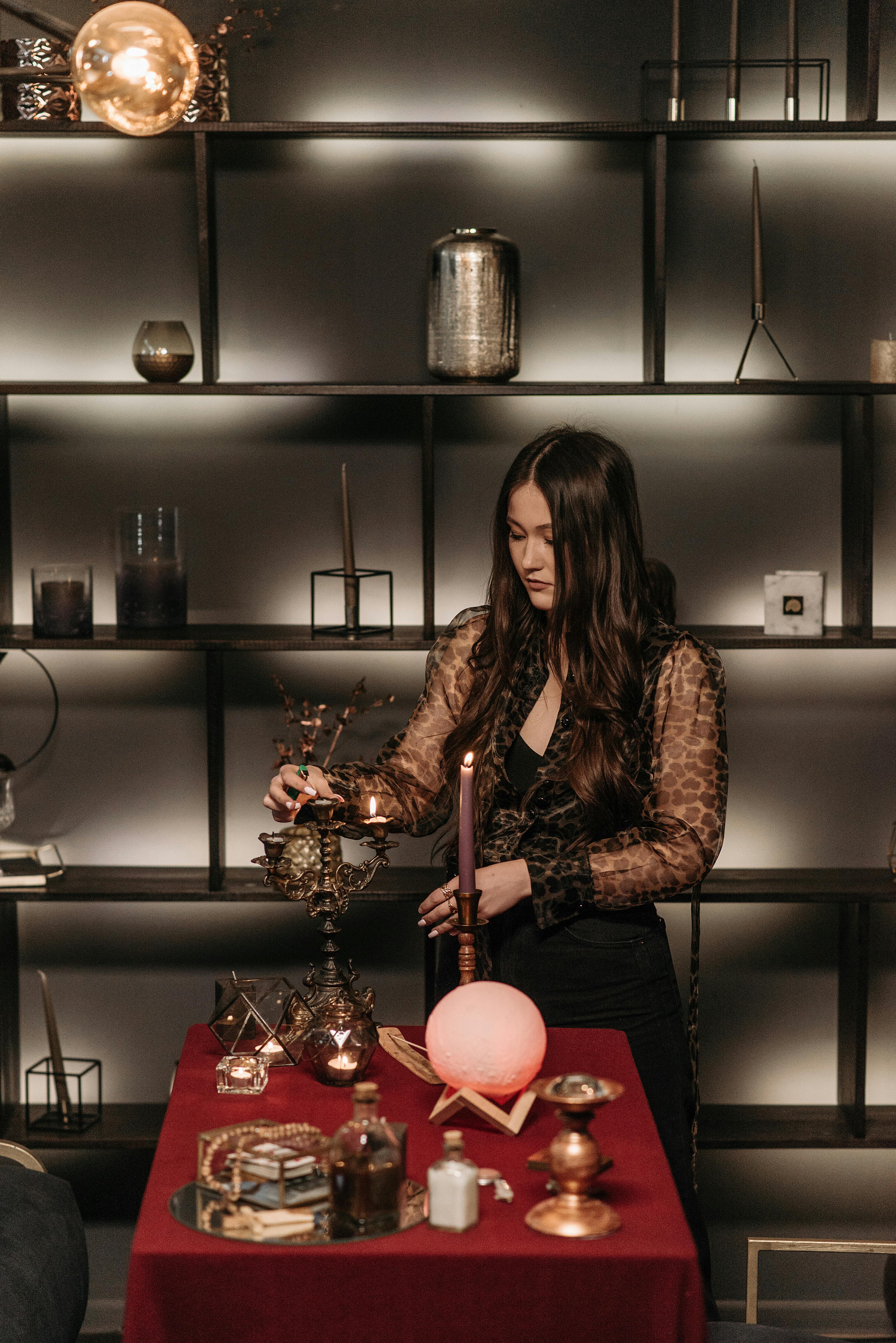 A Woman Fortune Telling · Free Stock Photo