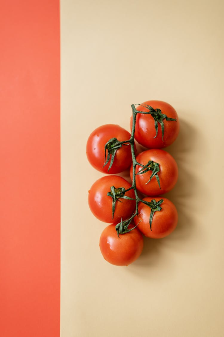 Cluster Of Cherry Tomatoes