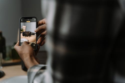 A Person Holding a Smartphone