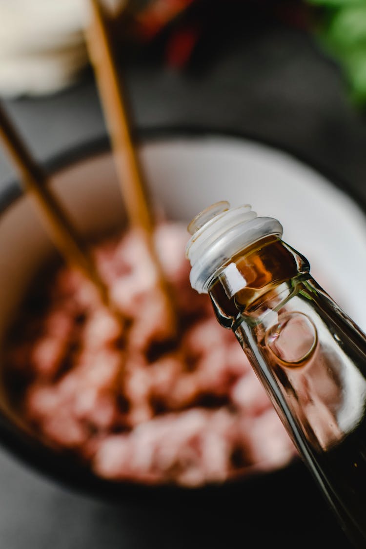 Close-Up Shot Of A Dish In A Bowl