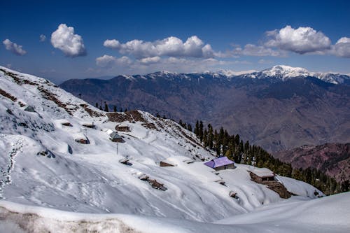Бесплатное стоковое фото с Альпийский, Аэрофотосъемка, высокий