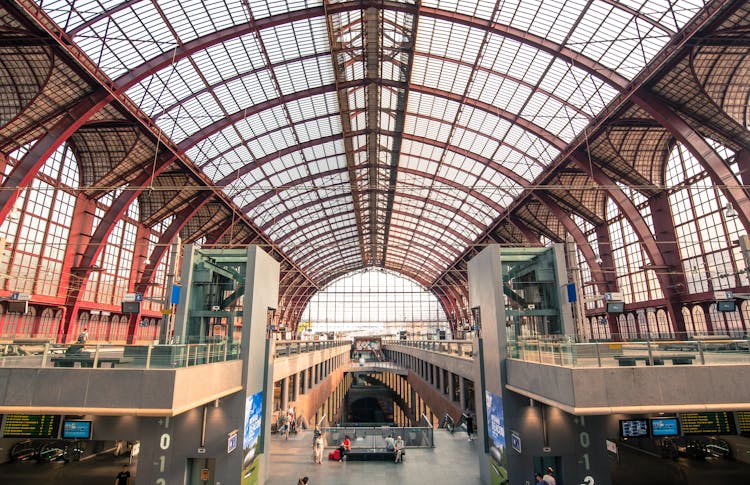 Photo Of The Central Station In Belgium